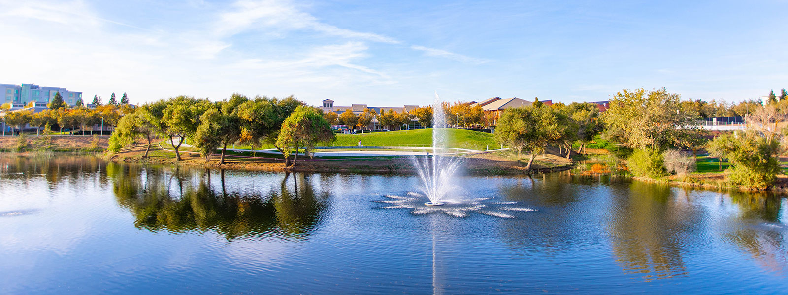 UC Merced Little Lake - View from the Granite Pass Residence Hall