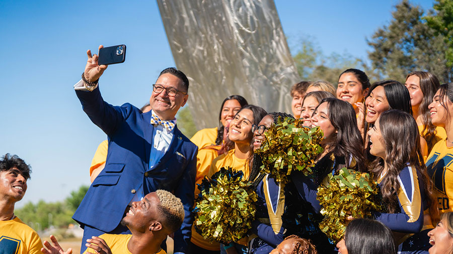 New Bobcats and Chancellor particpating in Bridge Crossing