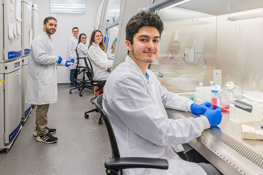 Classroom, labs, or library at UC Merced